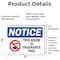 Signmission This Room Is Fragrance Free Sign With Symbol, 7 in W x Rectangle, Vinyl Decal OS-2PACK-NS-D-57-L-18656 - alternate 3
